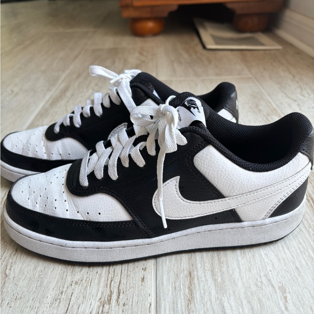 Women’s Nike 9.5 Black and White AF1’s